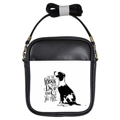 Dog Person Girls Sling Bags by Valentinaart