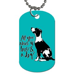 Dog Person Dog Tag (two Sides)