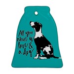 Dog person Ornament (Bell) Front