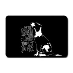 Dog Person Small Doormat  by Valentinaart