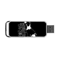 Dog Person Portable Usb Flash (two Sides) by Valentinaart