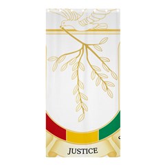 Coat Of Arms Of Republic Of Guinea  Shower Curtain 36  X 72  (stall) 