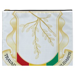 Coat Of Arms Of Republic Of Guinea  Cosmetic Bag (xxxl)  by abbeyz71