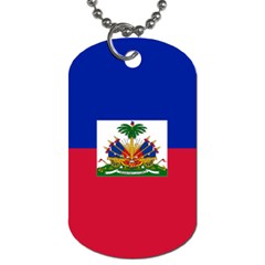 Flag Of Haiti  Dog Tag (one Side)
