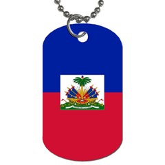 Flag Of Haiti  Dog Tag (two Sides) by abbeyz71