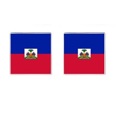Flag Of Haiti  Cufflinks (square) by abbeyz71