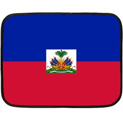 Flag Of Haiti  Double Sided Fleece Blanket (mini)  by abbeyz71