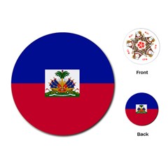 Flag Of Haiti Playing Cards (round)  by abbeyz71