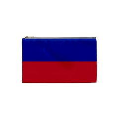 Civil Flag Of Haiti (without Coat Of Arms) Cosmetic Bag (small)  by abbeyz71