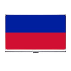 Civil Flag Of Haiti (without Coat Of Arms) Business Card Holders by abbeyz71