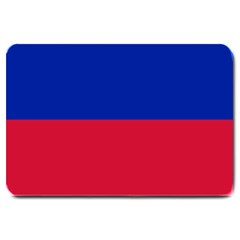 Civil Flag Of Haiti (without Coat Of Arms) Large Doormat  by abbeyz71