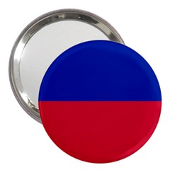 Civil Flag Of Haiti (without Coat Of Arms) 3  Handbag Mirrors by abbeyz71