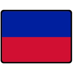 Civil Flag Of Haiti (without Coat Of Arms) Double Sided Fleece Blanket (large)  by abbeyz71