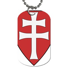 Coat Of Arms Of Apostolic Kingdom Of Hungary, 1172-1196 Dog Tag (one Side) by abbeyz71