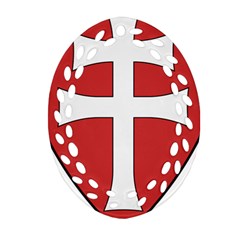 Coat Of Arms Of Apostolic Kingdom Of Hungary, 1172-1196 Ornament (oval Filigree) by abbeyz71