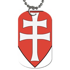 Coat Of Arms Of Apostolic Kingdom Of Hungary, 1172-1196 Dog Tag (one Side) by abbeyz71