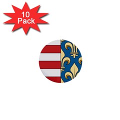 Angevins Dynasty Of Hungary Coat Of Arms 1  Mini Buttons (10 Pack)  by abbeyz71