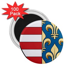 Angevins Dynasty Of Hungary Coat Of Arms 2 25  Magnets (100 Pack)  by abbeyz71