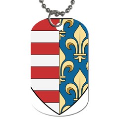 Angevins Dynasty Of Hungary Coat Of Arms Dog Tag (one Side) by abbeyz71