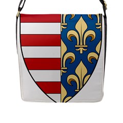 Angevins Dynasty Of Hungary Coat Of Arms Flap Messenger Bag (l)  by abbeyz71