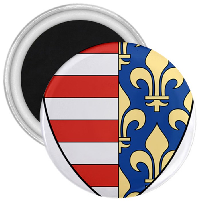 Angevins Dynasty of Hungary Coat of Arms 3  Magnets