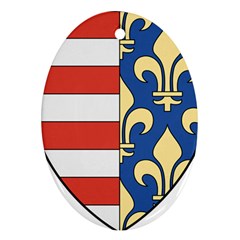 Angevins Dynasty Of Hungary Coat Of Arms Ornament (oval) by abbeyz71