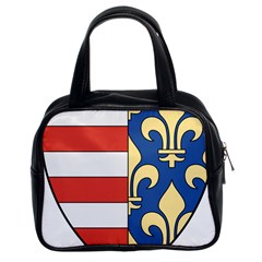 Angevins Dynasty Of Hungary Coat Of Arms Classic Handbags (2 Sides) by abbeyz71
