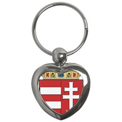  Medieval Coat Of Arms Of Hungary  Key Chains (heart)  by abbeyz71