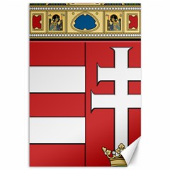  Medieval Coat Of Arms Of Hungary  Canvas 12  X 18   by abbeyz71