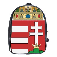  Medieval Coat Of Arms Of Hungary  School Bags(large)  by abbeyz71