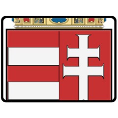  Medieval Coat Of Arms Of Hungary  Fleece Blanket (large)  by abbeyz71
