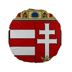  Medieval Coat Of Arms Of Hungary  Standard 15  Premium Flano Round Cushions by abbeyz71