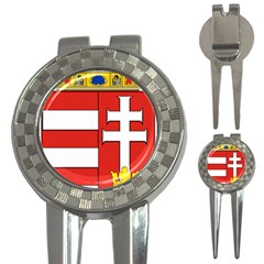  Medieval Coat Of Arms Of Hungary  3-in-1 Golf Divots by abbeyz71