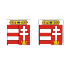  Medieval Coat Of Arms Of Hungary  Cufflinks (square) by abbeyz71