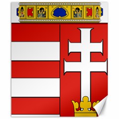  Medieval Coat Of Arms Of Hungary  Canvas 8  X 10 