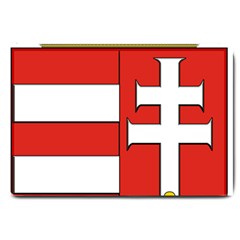  Medieval Coat Of Arms Of Hungary  Large Doormat  by abbeyz71