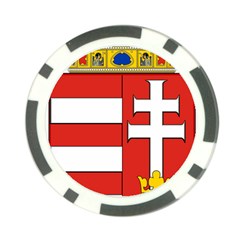  Medieval Coat Of Arms Of Hungary  Poker Chip Card Guard by abbeyz71