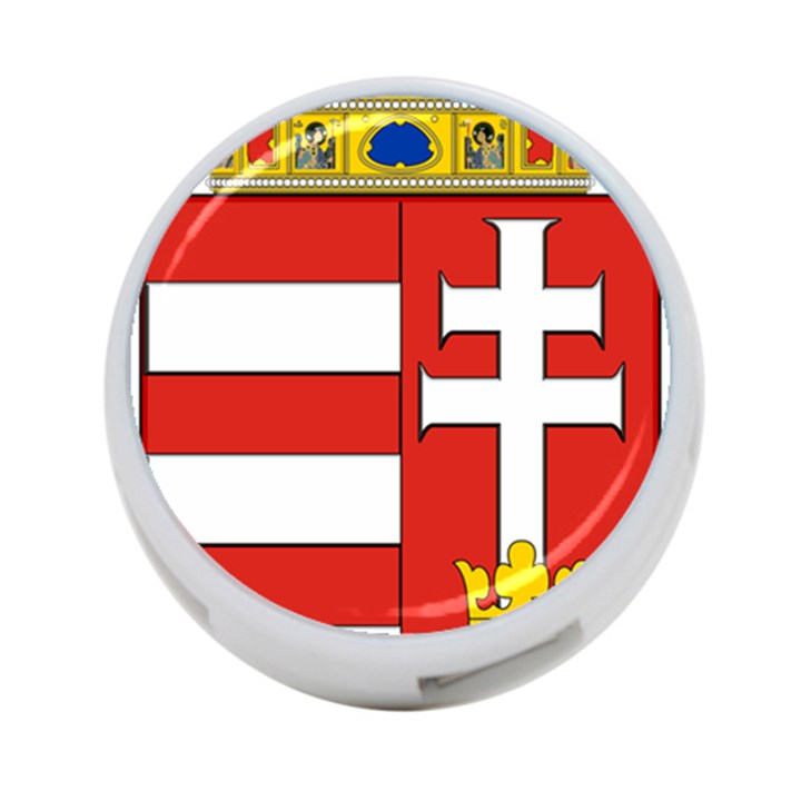  Medieval Coat of Arms of Hungary  4-Port USB Hub (One Side)