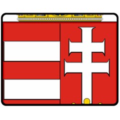  Medieval Coat Of Arms Of Hungary  Fleece Blanket (medium)  by abbeyz71