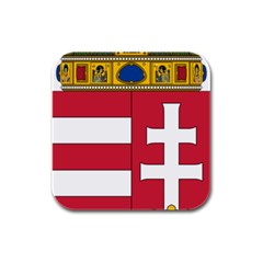 Coat Of Arms Of Hungary  Rubber Square Coaster (4 Pack)  by abbeyz71