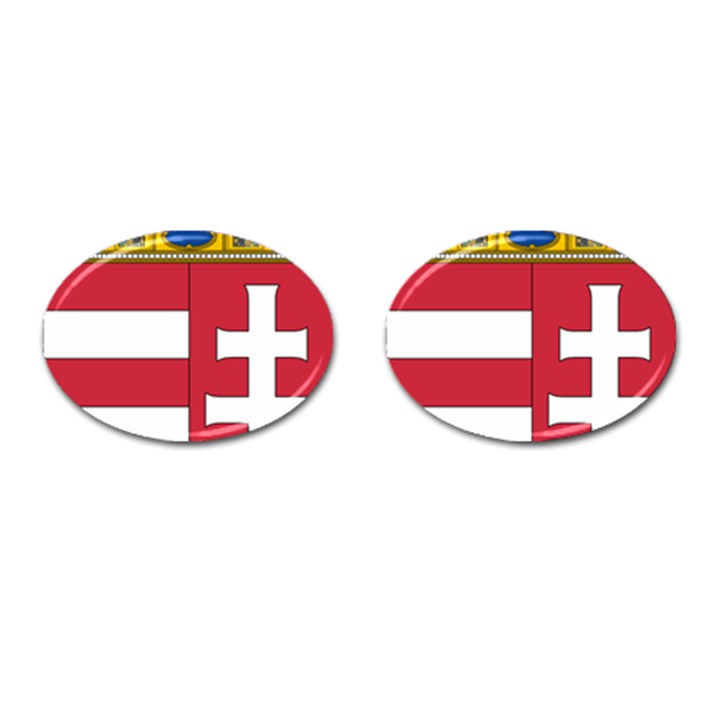 Coat of Arms of Hungary  Cufflinks (Oval)