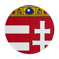 Coat Of Arms Of Hungary  Round Ornament (two Sides) by abbeyz71