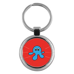 Creature Forms Funny Monster Comic Key Chains (round)  by Nexatart
