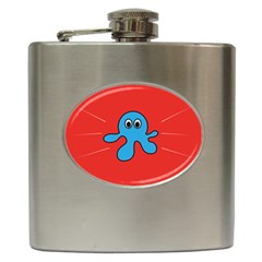 Creature Forms Funny Monster Comic Hip Flask (6 Oz) by Nexatart