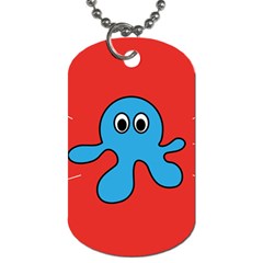 Creature Forms Funny Monster Comic Dog Tag (two Sides) by Nexatart