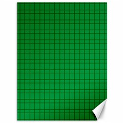 Pattern Green Background Lines Canvas 36  x 48  
