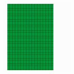 Pattern Green Background Lines Small Garden Flag (Two Sides)