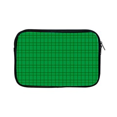 Pattern Green Background Lines Apple iPad Mini Zipper Cases