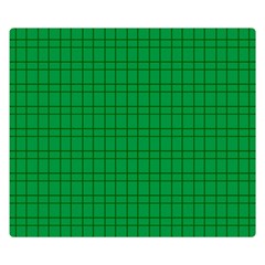 Pattern Green Background Lines Double Sided Flano Blanket (Small) 