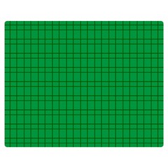 Pattern Green Background Lines Double Sided Flano Blanket (Medium) 